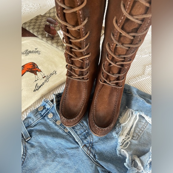 FRYE | Parker Tall Lace Up Boots - Picture 4 of 9